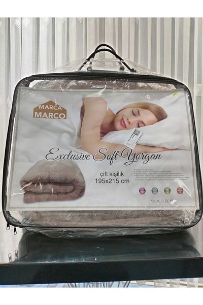 Butik Double Silicone Filled Luxury Soft Quilt 195X215