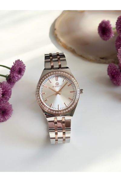 Bigotti Rose Gümüş Renk Kadın Kol Saati