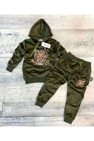 Store Velvet Tiger Girl Set