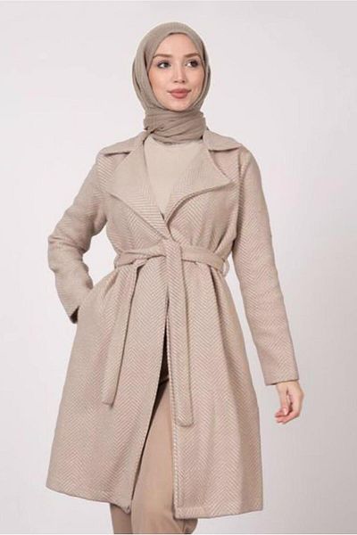 TRENDTESETTÜR Γυναικείο παλτό με σχέδιο βιζόν Houndstooth 5285