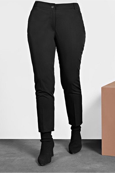 TRENDTESETTÜR Women's Black Classic Trousers 70037