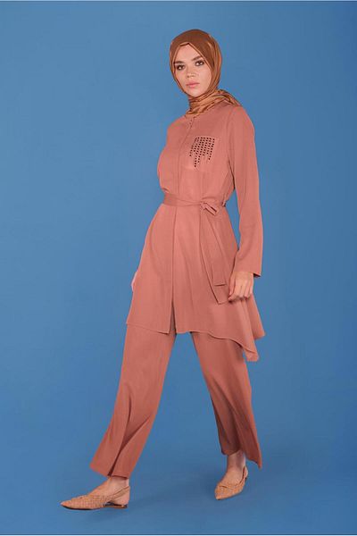 TRENDTESETTÜR ΓΥΝΑΙΚΕΙΟ ΣΕΤ ΚΑΦΕ (ΚΑΡΑΜΕΛΑ) ΣΕΤ ΠΑΝΤΟΦΛΕΣ T 40792
