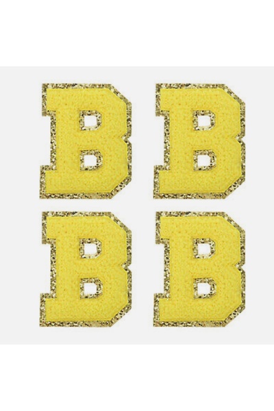 arredamento ملصق أصفر متوافق مع الترمس على شكل حرف B