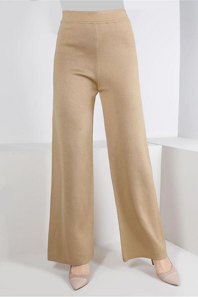 TRENDTESETTÜR Γυναικείο Καφέ (CAMEL) Basic Knitwear Παντελόνι 70260