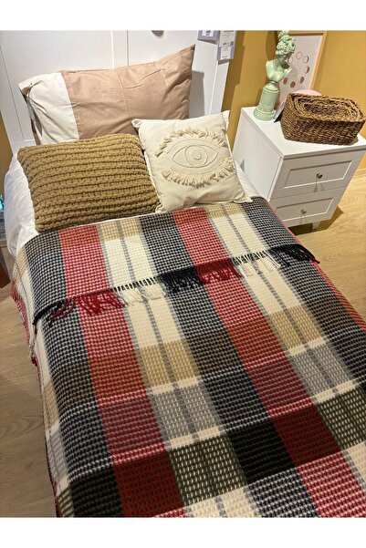 MaVaux Sesli Comfort Series Single Cotton Boxed Scotch Blanket 150X200 1750Gr