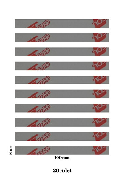 Orafol Orabond Orafol İnce Çift Taraflı Bant Çok Güçlü 10mm x 100mm (1cm x 10...