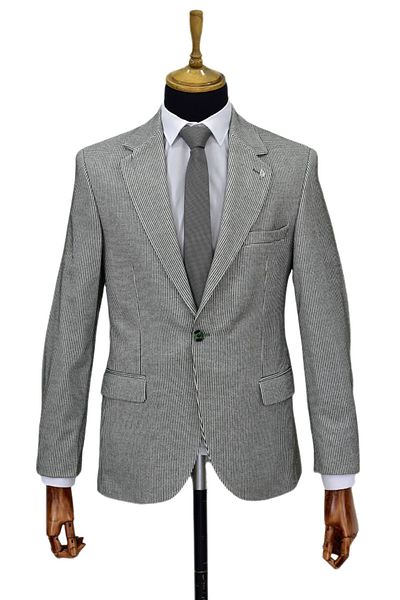 Suitmen Ανδρικό μονό αθλητικό μπουφάν με διπλό σχίσιμο BGL-ST03982