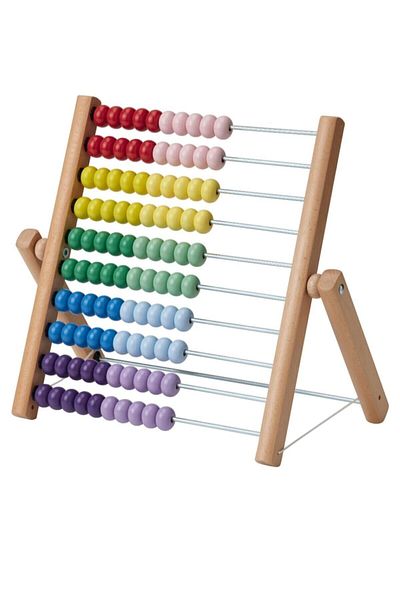 IKEA Abakus, Ikea Wooden Large Size Abacus 39×33 Cm