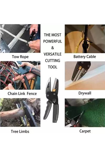 ANI OFİS KIRTASİYE A K 3 in 1 Multipurpose Cutting Tool Garden, Home, Workshop Necessity Cutting Tool