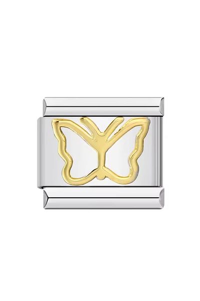RoseCo00 Italian Steel Bracelet Charm