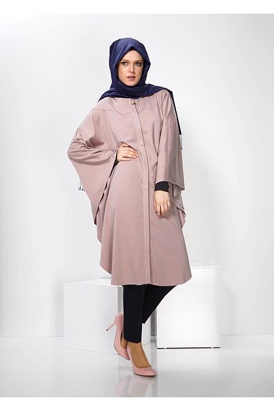 TRENDTESETTÜR Women's Powder Bat Sleeve Tunic 4437