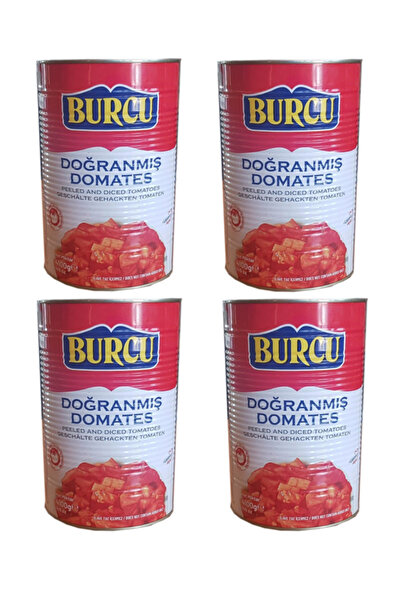 BURCU doğranmış domates 4100 gram 4 adet