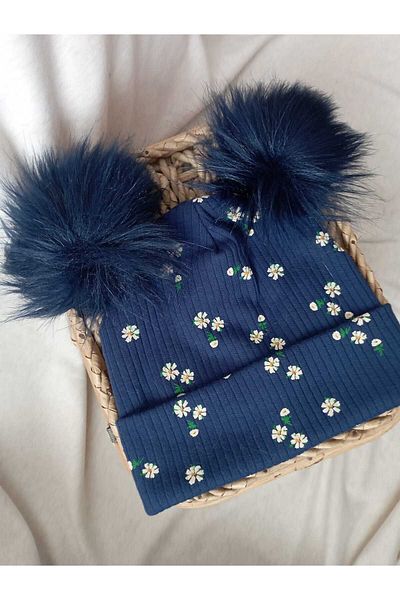 SÜSLÜ BEBİŞLER DÜNYASI Baby Children Adult Beather with Pompon