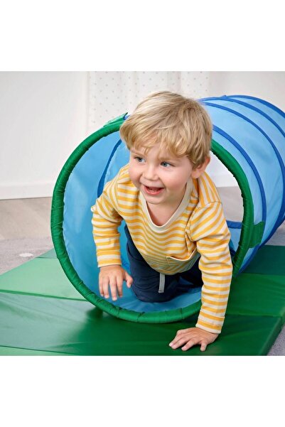 IKEA Unisex Kumaş Akordiyon Çocuk Oyun Tüneli