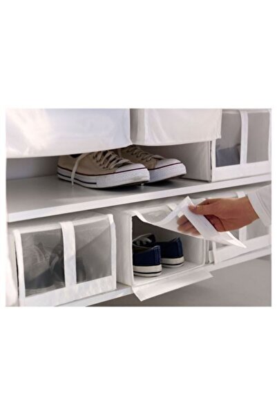 HALL BREATHE Şeffaf ve kullanışlı ayakkabı kutusu, 10-30 cm, 34 cm kapaklı, 2...