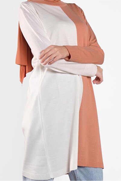 Alvina Two Color Knitting Tunics 41065