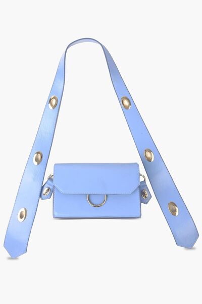 WATCHOFROYAL Γυναικεία δερμάτινη τσάντα ώμου και χειρός με τιρκουάζ σχέδιο, ρ...