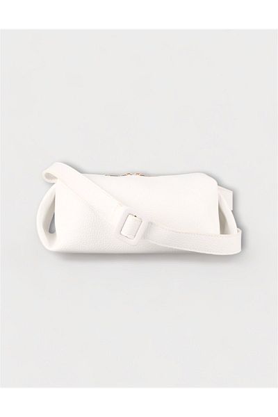 WATCHOFROYAL Women's Bag White Single Strap Single Compartment Leather Shoulder Bag Ross