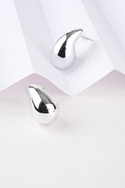 WATCHOFROYAL Chic Silver Steel Earrings