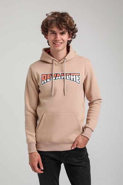 NEW WORLD POLO Hooded Beige Slim Fit Hoodie 23Fwm64058