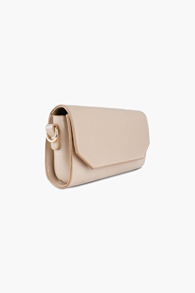 WATCHOFROYAL Cream Leather Women's Bag - Adjustable Shoulder and Hand Bag Amy