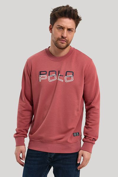 NEW WORLD POLO Crew Neck Chestnut Slim Fit Sweatshirt 23FWM60166
