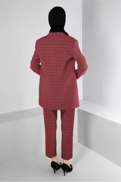 TRENDTESETTÜR WOMEN'S RED PANT SUIT T 30307