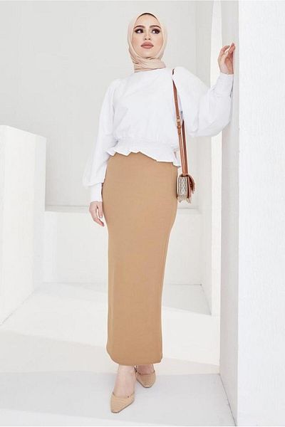 TRENDTESETTÜR ΓΥΝΑΙΚΕΙΑ ΚΑΦΕ (A.CAMEL) ΜΠΑΛΟΝΙ ΦΟΥΣΤΑ ΜΕΕΛΑΣΤΙΚΗ                                   Μ