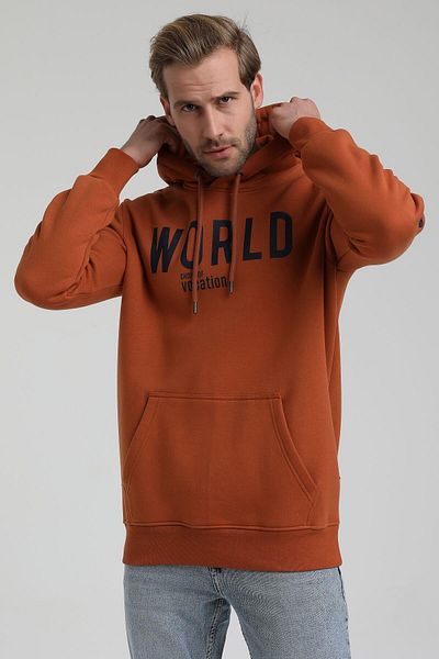 NEW WORLD POLO Hooded Tile Slim Fit Hoodie 22fwm64035