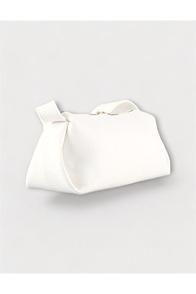WATCHOFROYAL Women's Bag White Single Strap Single Compartment Leather Shoulder Bag Ross