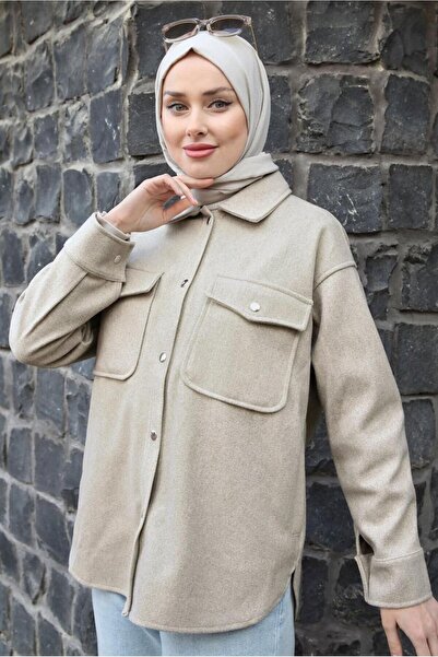 TRENDTESETTÜR WOMEN'S MINK BUCKET SHIRT T 1511