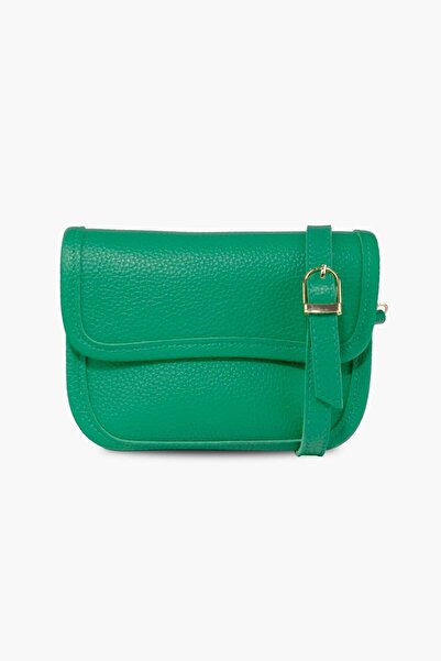 WATCHOFROYAL Women's Bag Green Shoulder Bag Patterned Vegan Leather DANNY