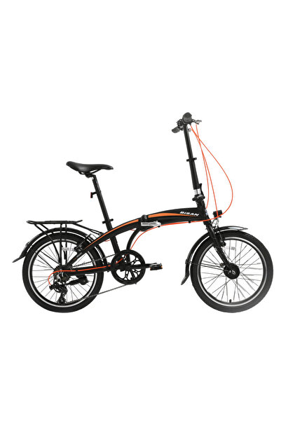 Bisan FX 3500 Tourney 7 Vites 20" Alüminyum Katlanır Bisiklet - Turuncu (Dina...