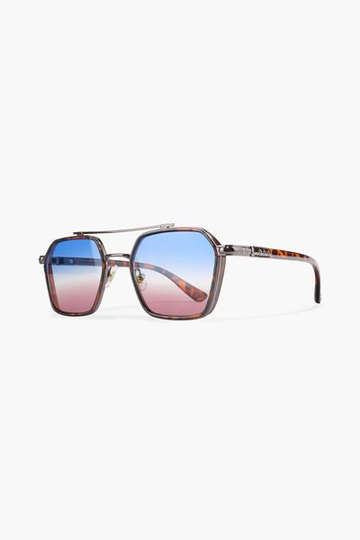 WATCHOFROYAL Royal Eyewear Re0039 نظارات شمسية زرقاء متدرجة