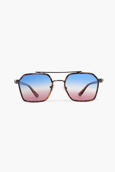 WATCHOFROYAL Royal Eyewear Re0039 نظارات شمسية زرقاء متدرجة