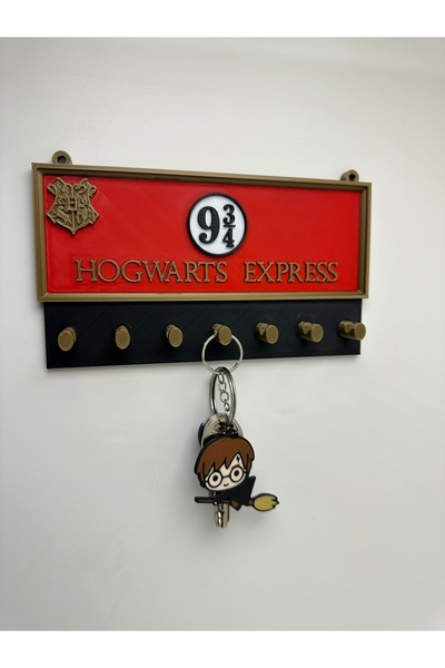 Butik 3d Baskı Büyüleyici Harry Potter Anahtarlık Askısı ve Anahtarlık