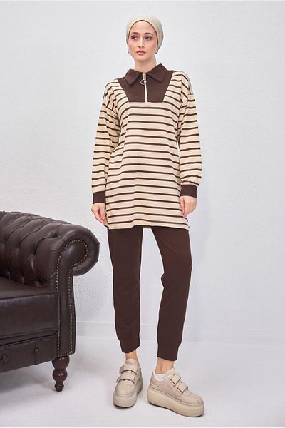 TRENDTESETTÜR ΓΥΝΑΙΚΕΙΟ ΣΕΤ ΚΑΦΕ ΡΙΓΕ ΠΑΝΤΕΛΟΝΙ T 8643