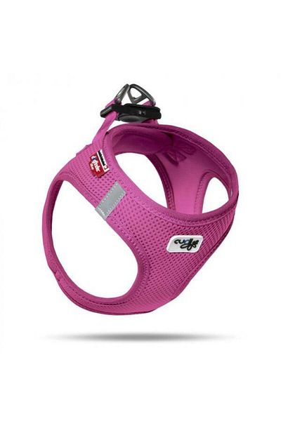 Curli Vest Air-Mesh Dog Collar Fuchsia Xlarge 56-62 cm