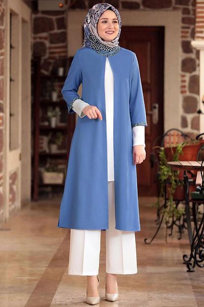 TRENDTESETTÜR ΓΥΝΑΙΚΕΙΟ ΜΠΛΕ (BABY BLUE) ΠΕΤΡΙΝΟ ΜΠΟΥΤΕΛΟ T 1801