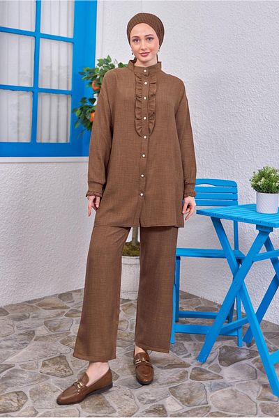 TRENDTESETTÜR ΓΥΝΑΙΚΕΙΟ ΚΑΦΕ ΣΕΤ ΠΑΝΤΕΛΟΝΙ ΜΕ ΛΕΠΤΟΜΕΡΗ T 0383