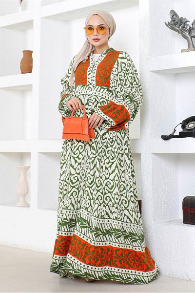 TRENDTESETTÜR Γυναικείο φόρεμα με σχέδιο Casual - T 9753
