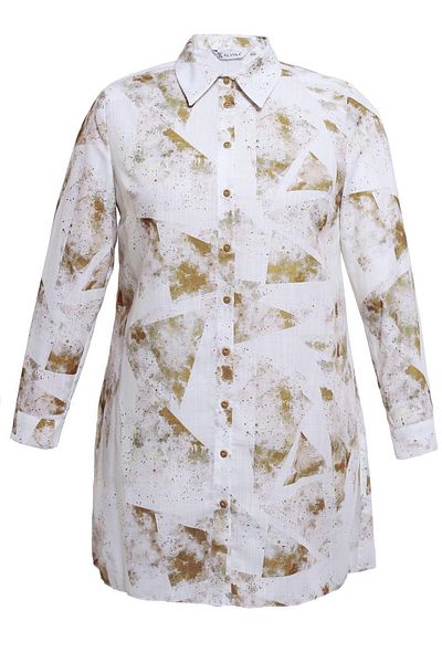 Alvina Plus Size Patterned Tunic 20512