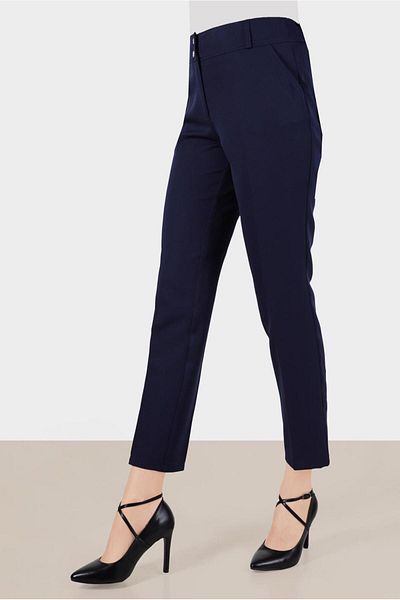 TRENDTESETTÜR Γυναικείο παντελόνι Navy Blue Skinny Leg - T 70351