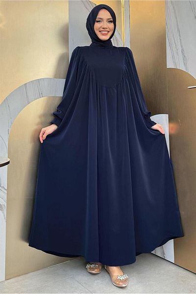 TRENDTESETTÜR Γυναικείο φόρεμα Navy Blue Casual T 4006