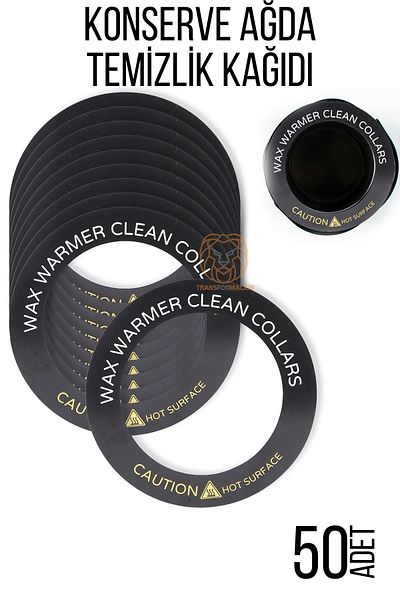 Transformacion 50 Pieces of Canned Waxing Protective Cardboard Cleaning Paper - 720976