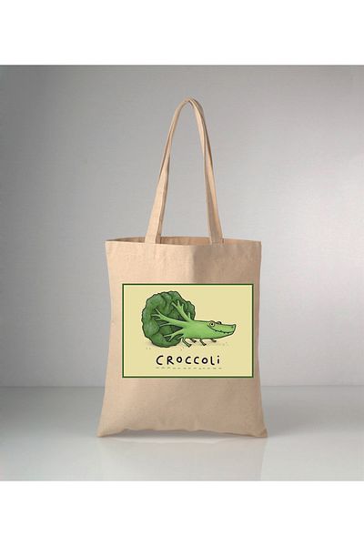 GİFTORA Funny Humor-6 Printed Raw Cloth Bag 35X40 cm