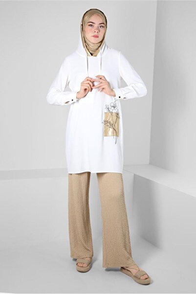 TRENDTESETTÜR High Waist Brown Color Women's Trousers - T 70402