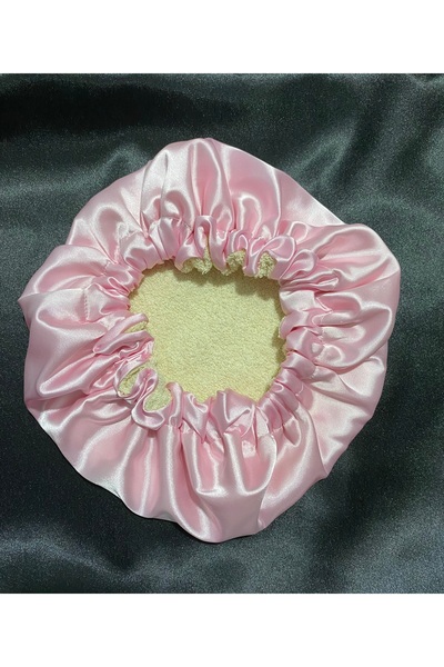 Mery Home İpek saten ve havlu çift yönlü saç bonesi