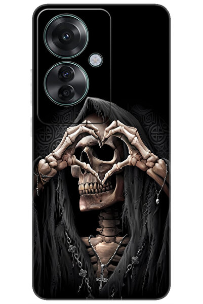 OPPO Reno 11F 5G (CPH2603) Uyumlu Kılıf Desen Baskılı Silikon İskelet STK:652...