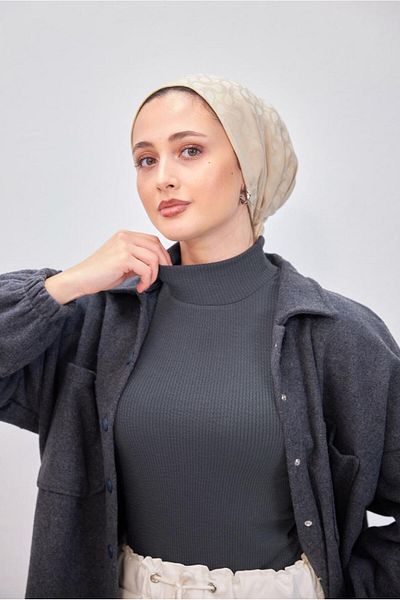 TRENDTESETTÜR Γκρι Αμάνικο Πουλόβερ - Γυναικείο T 8253